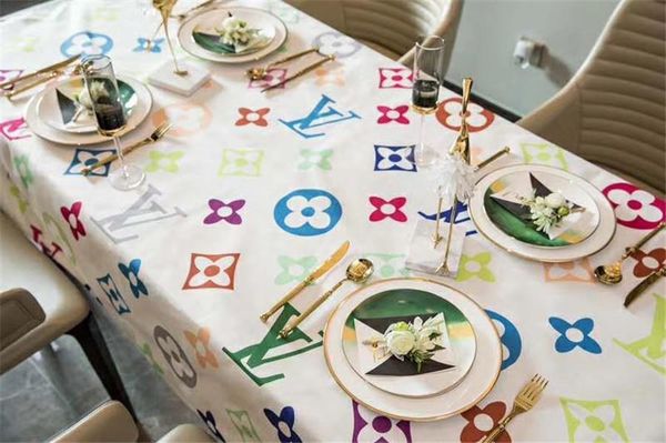 

new design s + l letter tablecloth for table decorative 140*140cm - 140*200cm rectangle table cloth