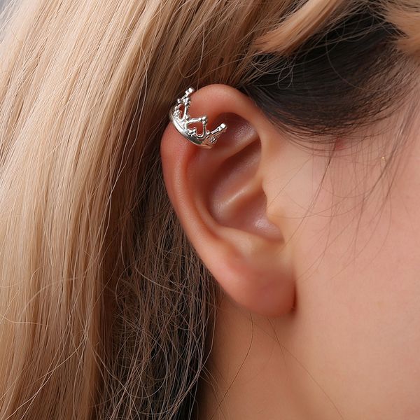 

geometric crown earrings - vintage chic, gold/silver, waterdrop & heart design for women's fashion