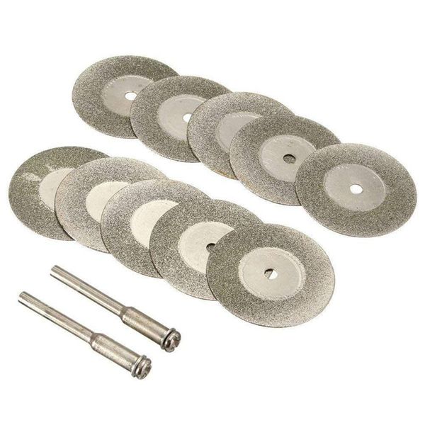 

absf 30 pieces diamond cutting wheel cut off discs coated rotary tools with mandrel 22mm