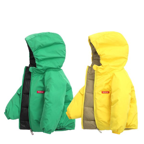 

2-7 years autumn jacket girls casual hooded letter spring thick outerwear 2019 sports clothing black cotton boys clothes, Blue;gray