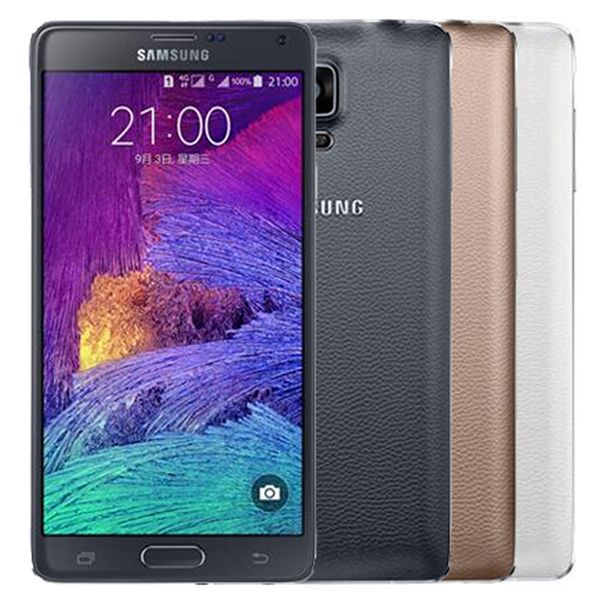 

refurbished original samsung galaxy note 4 n910f n910a n910v n910t n910p 5.7 inch quad core 3gb ram 32gb rom 16mp lte 4g phone dhl 10pcs