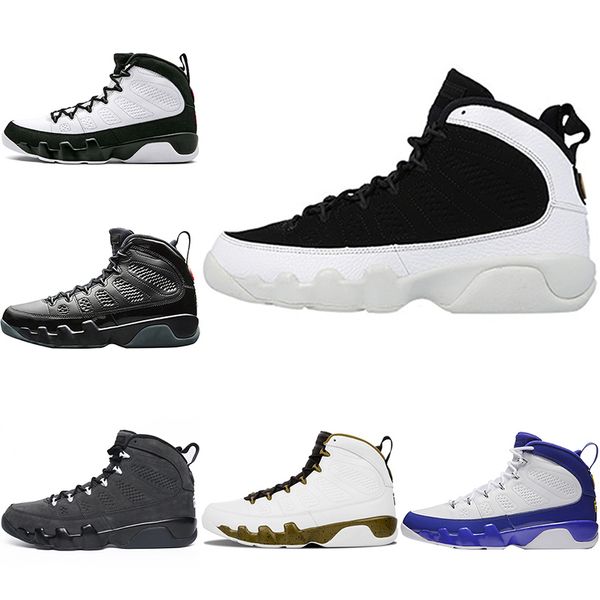 

новый дизайнер мужская 9 баскетбольная обувь 9s la bred space jam спорт антрацит черный белый дух кроссовки размер 41-47