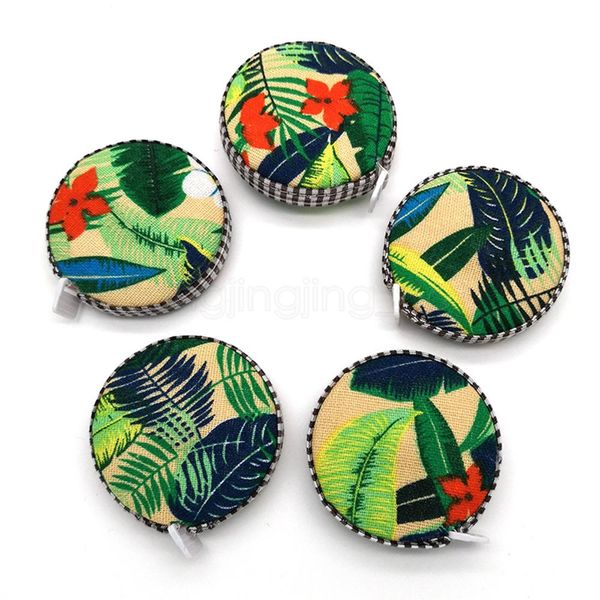 

150cm/60inch tape measure plant flower portable retractable ruler fabric covered cartoon measuring tape sewing tools creative gifts fa3032