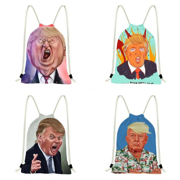 

pop2020 totes trump ladies handbag female leather shoulder bags 3piece set z04 #493, Black;red