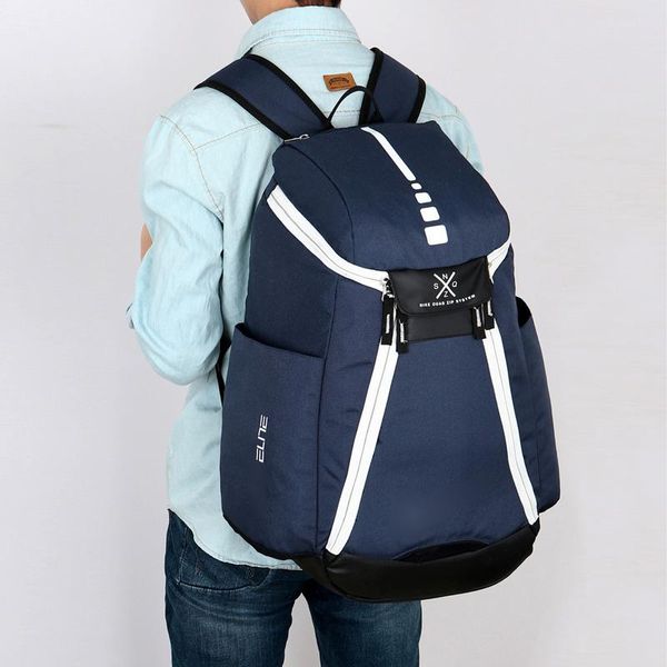 Design Männer Rucksack Schultasche für Teenager Jungen Laptoptasche Rucksack Schultasche Rucksack Mochila USA Elite Kevin DurantGröße