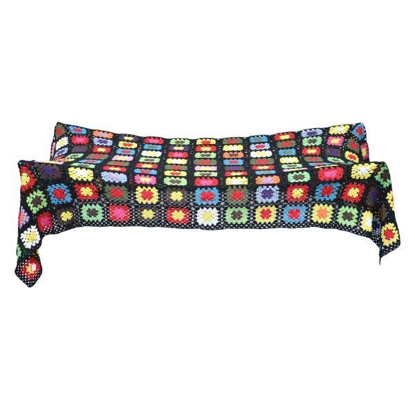 

mixed color cotton table cloth er runner hand crochet home decoration