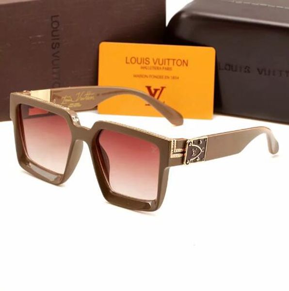 

1pcs classic pilot sunglasses designer brand mens womens sun glasses eyewear gold metal grglass lenses brown cas 5843, White;black