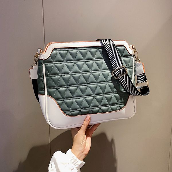 

оригинальность дизайн 2020 новая мода контрастный цвет плеча сумка джокер большой емкости сумка-тоут