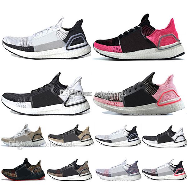 

in stock 2019 new ultra boost 19 laser red refract oreo mens running shoes for men women ultraboost ub 5.0 sports sneakers designer us 5-11