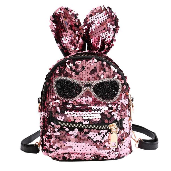 

fashion cute girls sequins shoulder bag student children school bag travel backpacks casual style backpack #yl5