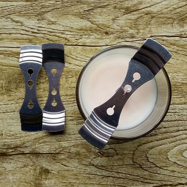 

10 pieces metal candle wick centering device, 0.98 x 3.94inch candles
