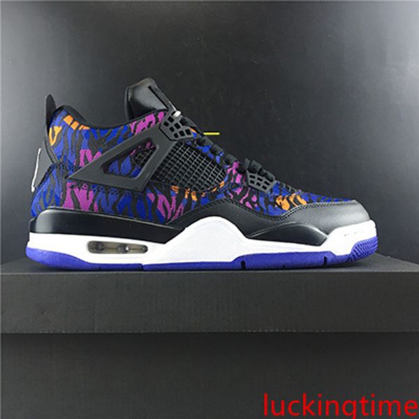 

with 2019 mens and womens basketball shoes sneakers 4s bq9043-005 for men brand designer sports trainers royal blue black size us5.5-13