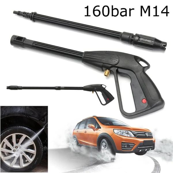 

160bar m14 high pressure washer spray gun car wash cleaning lance wand kit