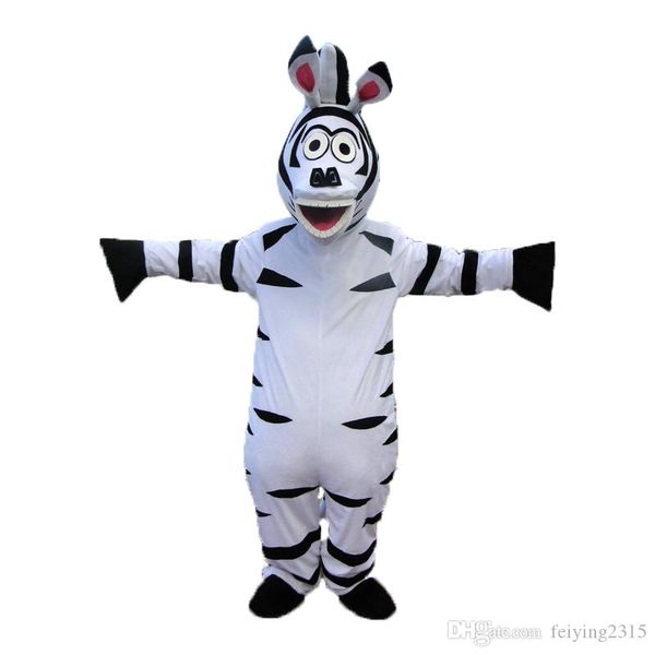 

zebra mascot cartoon animal mascot costumes halloween costume fany dress size ing, Red;yellow