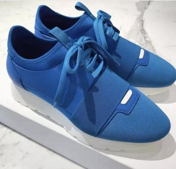 

2019 chaussures fashion luxury designer shoes race paris trainers white black dress de luxe sneakers mens women casual shoe t01