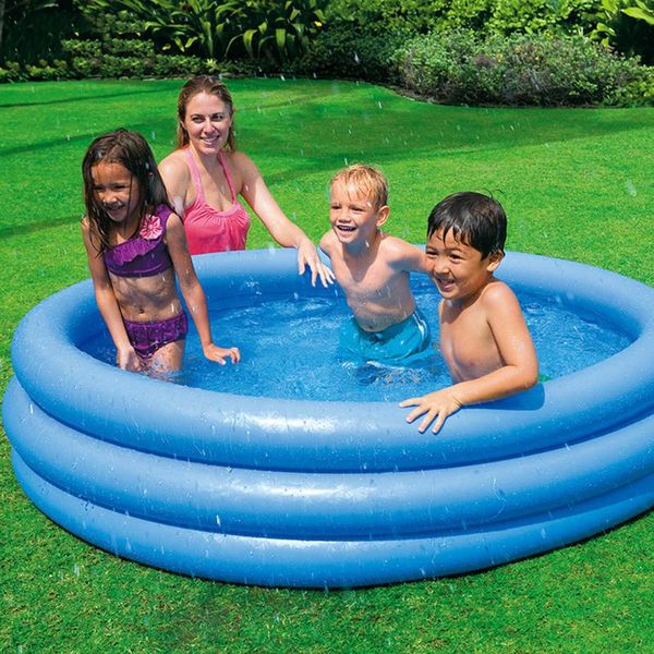 

168x40cm round family inflatable pool environmentally friendly swimming pool kids outdoor baby play paddling