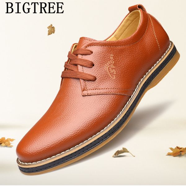 

men genuine leather shoes daddy shoes designer men zapato hombre casual cuero chaussure homme cuir ayakkabi, Black