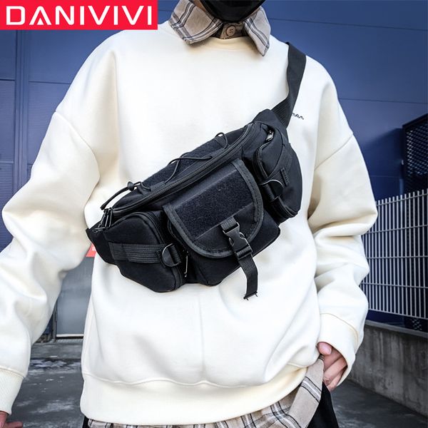 

utility tactical men's waist pack outdoor bag pouch camping hiking waist belt bags women black fanny pack