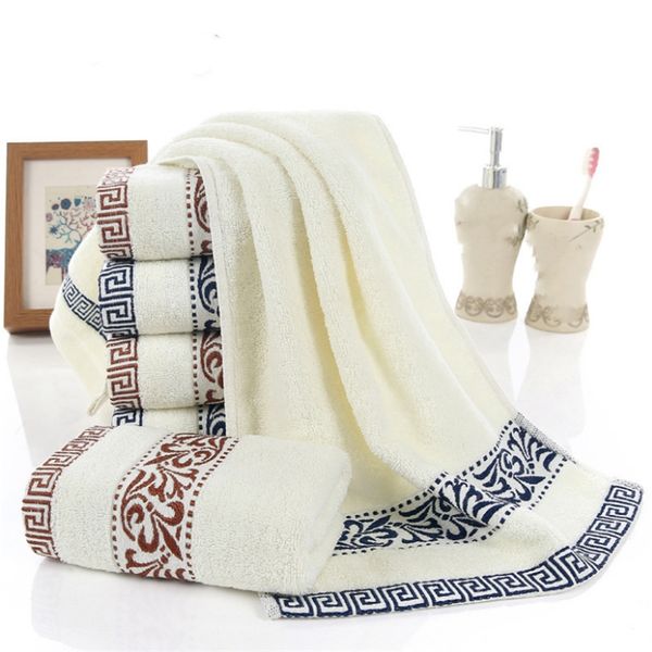 

завод прямого классического цветка жаккардовых полотенец хлопок полотенце для рук 33 * 73см мягких салфеток оптового абсорбента