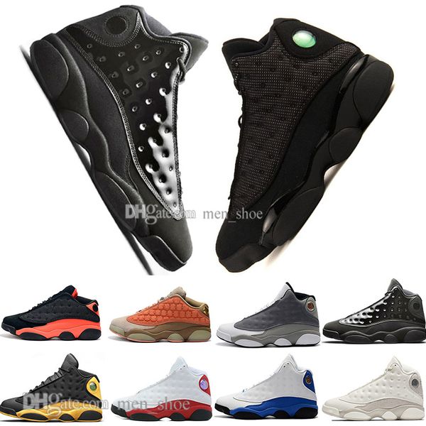 

wholesale 13 13s cap and gown terracotta blush mens basketball shoes chicago black infrared flints bred men sport sneaker designer us 5.5-13