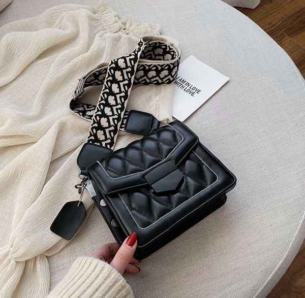 

сумка одного плеча satchel 2020 алмазной lattice пакет western style chic женщина пакет broadband мягкой кожа mobile luxury сумка