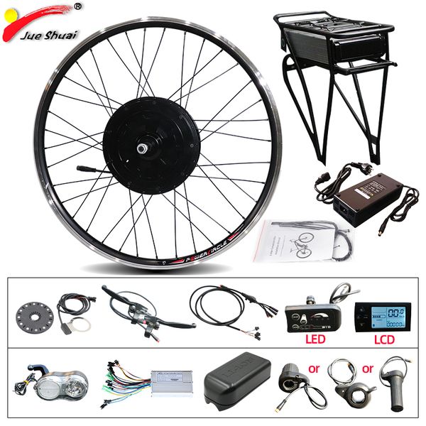 

motor wheel 250w 350w 500w electric bicycle kit 48v ebike conversion kit 36v ebike for 20" 24" 26" 700c 29" mtb bike, Silver;blue