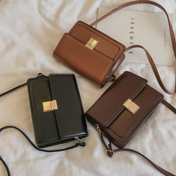 

bags for women 2020 pu handbag messenger bag 3 colors fashion ladies shoulder bags