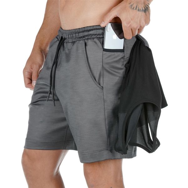 

gyms fitness quick dry shorts men bodybuilding bermuda jogger workout summer multi-pocket short pants male thin beach sweatpants, White;black
