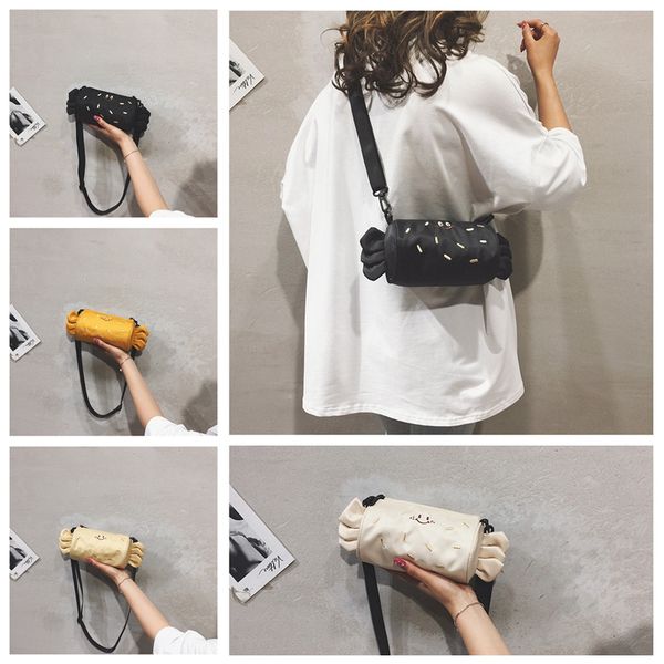 

women bags pu leather handbags chain small women messenger bag candy color women shoulder bag party lock purse