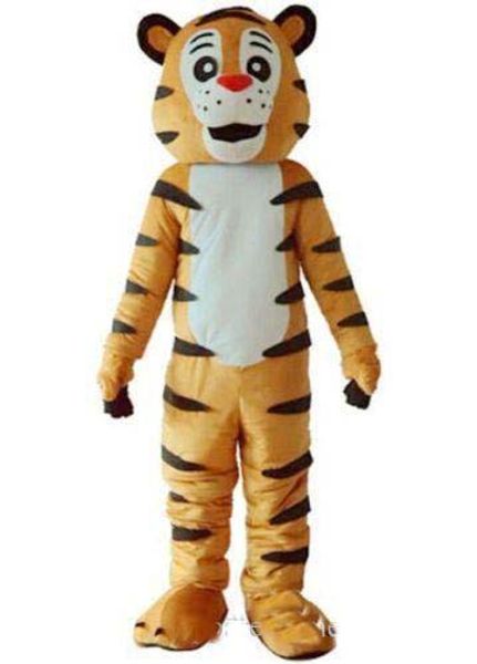 2019 alta qualidade tigre mascote traje adulto fancy dress cabeça de eva