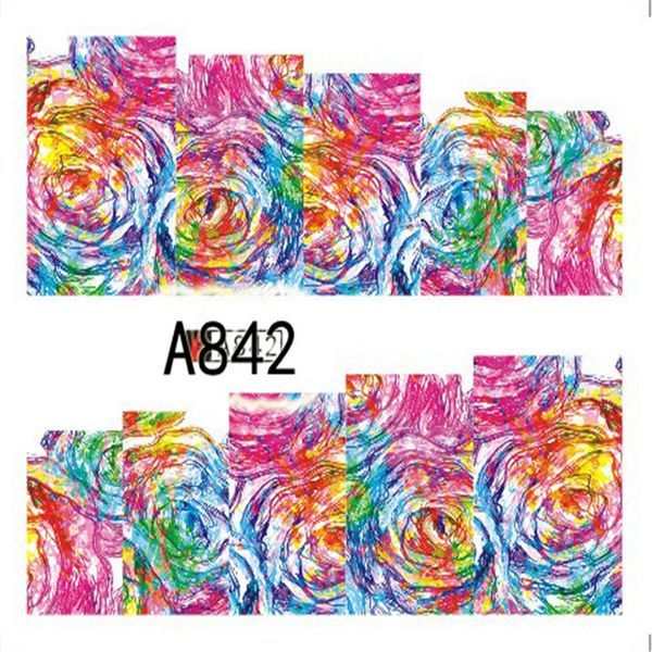 

nail striping tape water transfer new water decal nail art flower pregnant women polish strips manicure sticker, Black