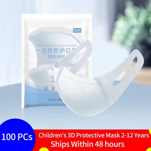 

100pcs protective disposable mouth mask dustproof anti-fog and breathable face masks 95% filtration