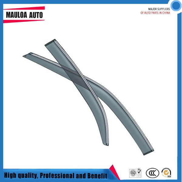

4 piece injection molding trim vent shade rain sun wind deflector window visor for lancer ex 0
