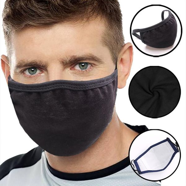 

anti-dust black mouth mask cotton face mask anime mask for cycling camp