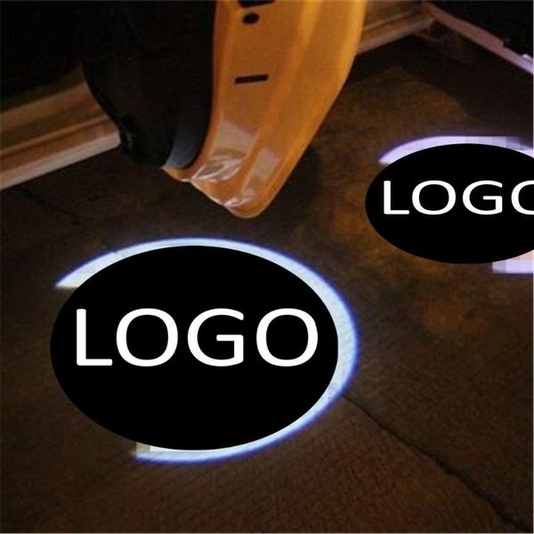 

jingxiangfeng 2pcs case for for wuling car door welcome light led laser ghost shadow lancia warning
