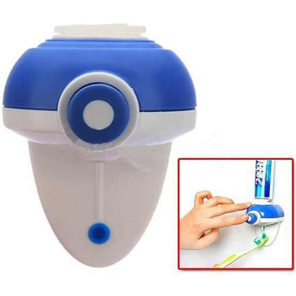 

new touch automatic auto squeezer toothpaste dispenser hands squeeze out