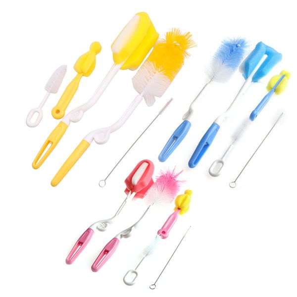 

5pcs teapot nozzle spout tube nylon cleaning baby milk bottle nipple clean brush