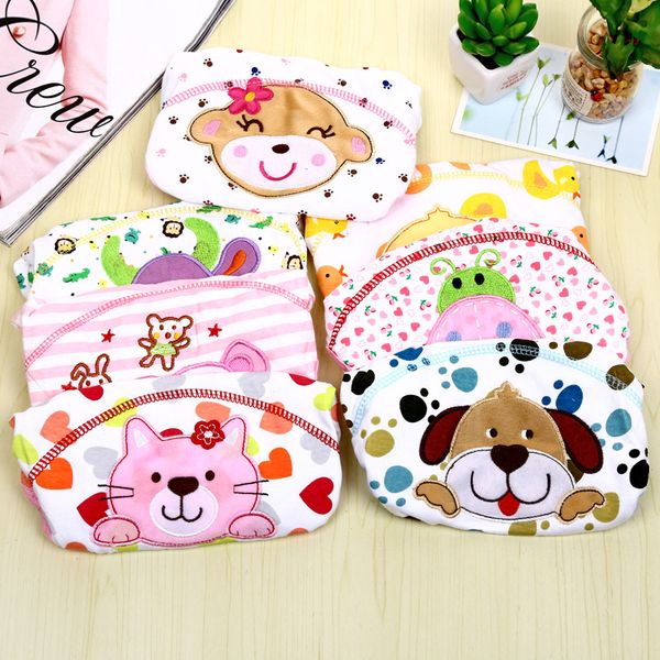 

herbabe 3pcs/set cotton cloth diapers for newborn kids reusable leakproof diaper cover toddler underwear toilet training panties