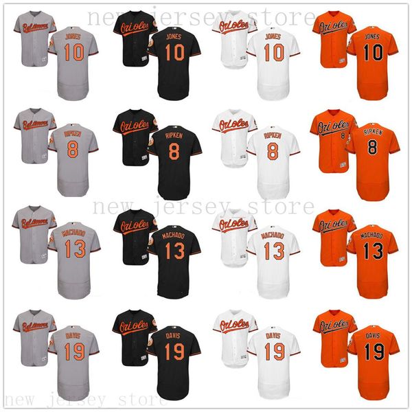 

2019 men women youth oriole ba eball jer ey titched kid 10 adam jone 13 manny machado 8 cal ripken 19 chri davi jer ey