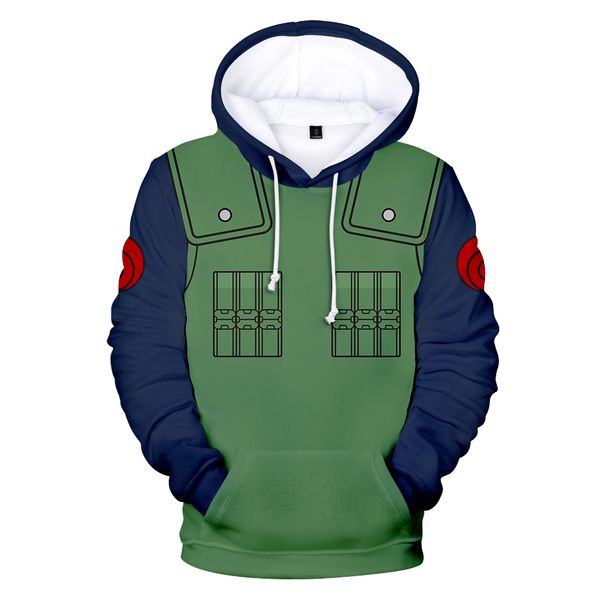 

aikooki naruto hoodies mens fashion sweatshirts hoodie men/women anime naruto 3d hoodies boy/girls hip hop cap polluvers coats, Black