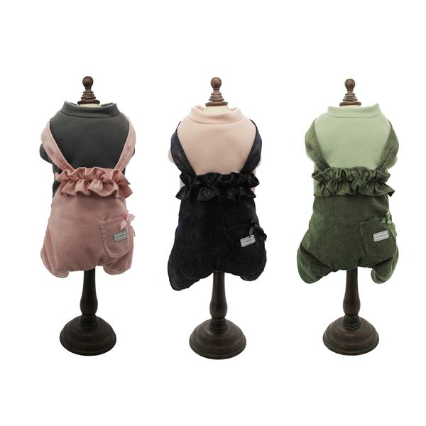 

ambaby pet clothes dog clothes four legs soft puppy dog cat coat costume