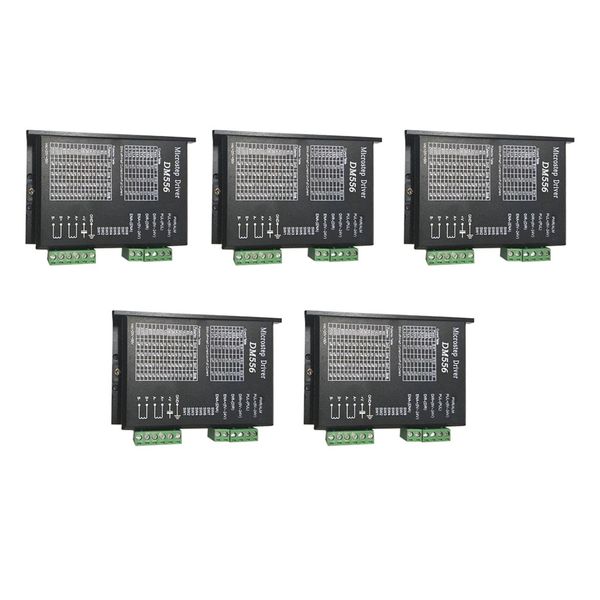 

set of 5, dm556 42 57 2-phase stepper motor driver controller 24-50vdc 5.6a