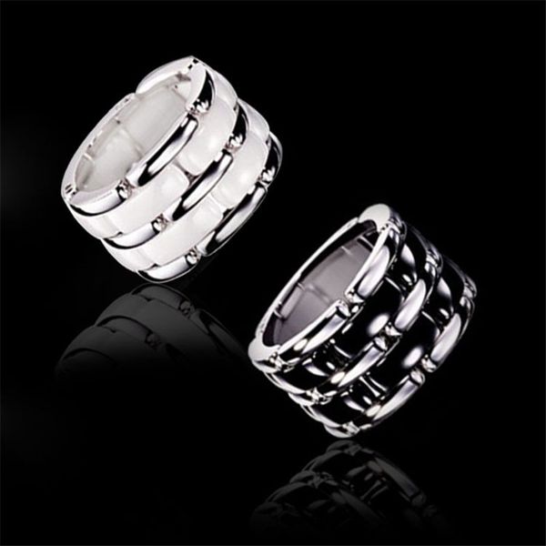 

Luxury Designer Chains Rings Mens Womens Fashion Design Band Ring Unisex Silver Rings High Quality Fine Jewellery Couple Gift