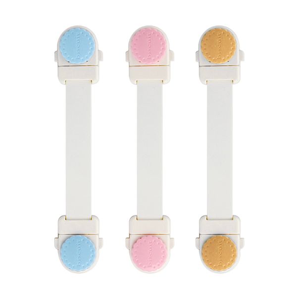 

3pcs baby safety lock child long lock protector child cabinet plastic protection of children locking from doors drawers
