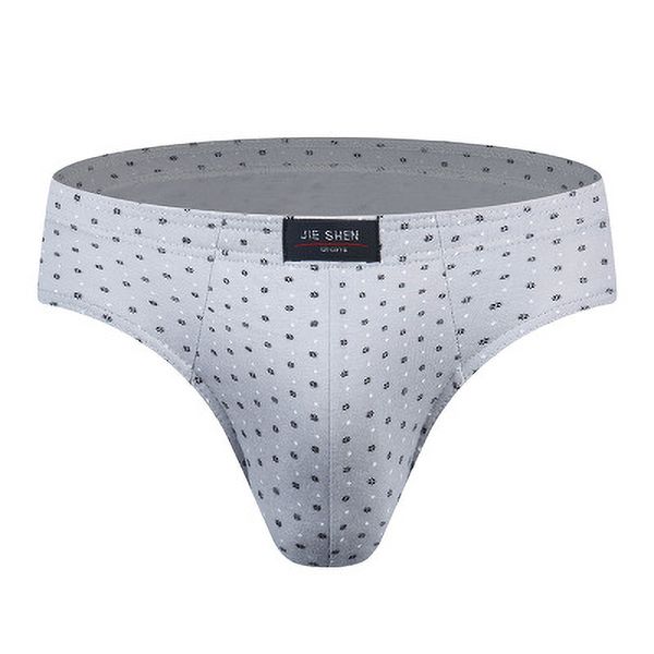 

men's cotton briefs comfortable breathable stretch men's underwear ing, Black;white