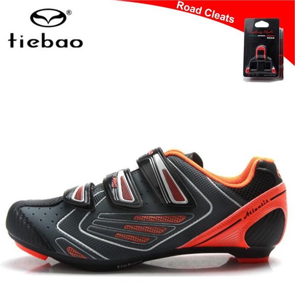 

tiebao road cycling shoes men sneakers women 2019 sapatilha ciclismo bicycle sneakers professional athletic superstar shoes, Black