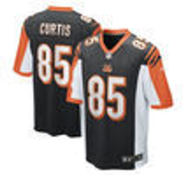 

isaac curtis #85 men's retired xs-5xl stitched football jerseys, Gray