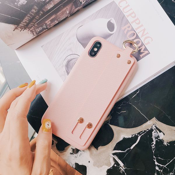 

one piece luxury designer phone cases iphone xr for iphone 8 x xsmax textile design fashion iphone 7 case retail shipping candy color