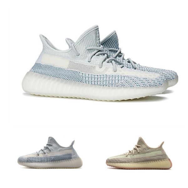 

2019 new kanye we t v2 men running hoe citrin cloud white de chau ure neaker women ca ual hoe with box