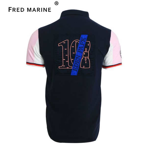 

Eden Park Brand embroidery Logo Men 2019 Summer Brand Short s Clothing polos Camisa Masculina Casual crocodile Breathable Mens polo Shirts